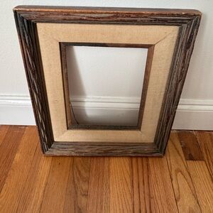 Rustic Brown Wooden Picture Frame